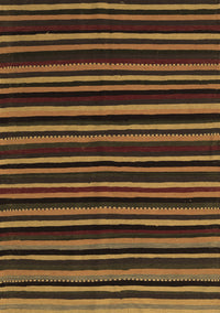 Abstract Brown Contemporary Rug, con1460brn