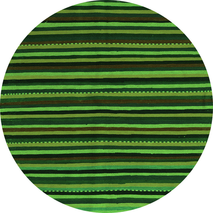 Machine Washable Abstract Green Contemporary Area Rugs, wshcon1460grn