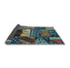 Sideview of Patchwork Light Blue Transitional Rug, con1461lblu