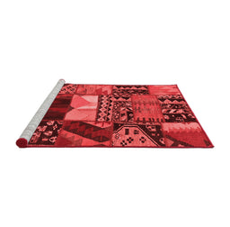 Transitional Red Washable Rugs