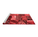 Transitional Red Washable Rugs