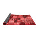 Patchwork Red Transitional Area Rugs