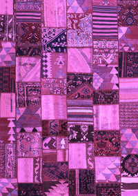 Patchwork Purple Transitional Rug, con1462pur