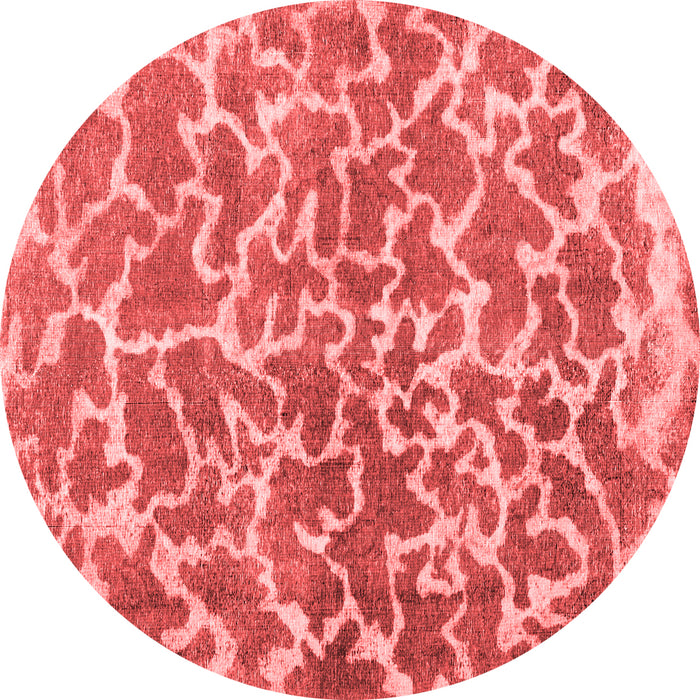Machine Washable Abstract Red Contemporary Rug, wshcon1463red