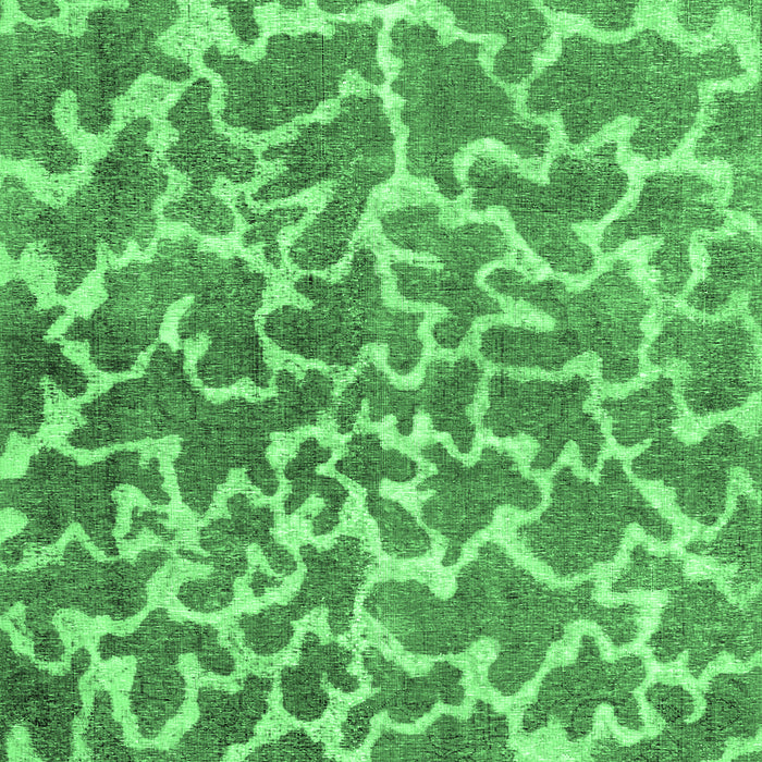 Machine Washable Abstract Emerald Green Contemporary Area Rugs, wshcon1463emgrn