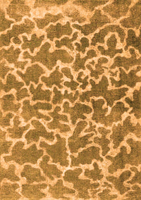 Abstract Orange Contemporary Rug, con1463org