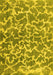 Machine Washable Abstract Yellow Contemporary Rug, wshcon1463yw