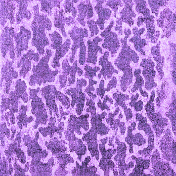Square Abstract Purple Contemporary Rug, con1463pur