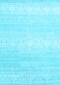 Abstract Light Blue Contemporary Rug, con1464lblu