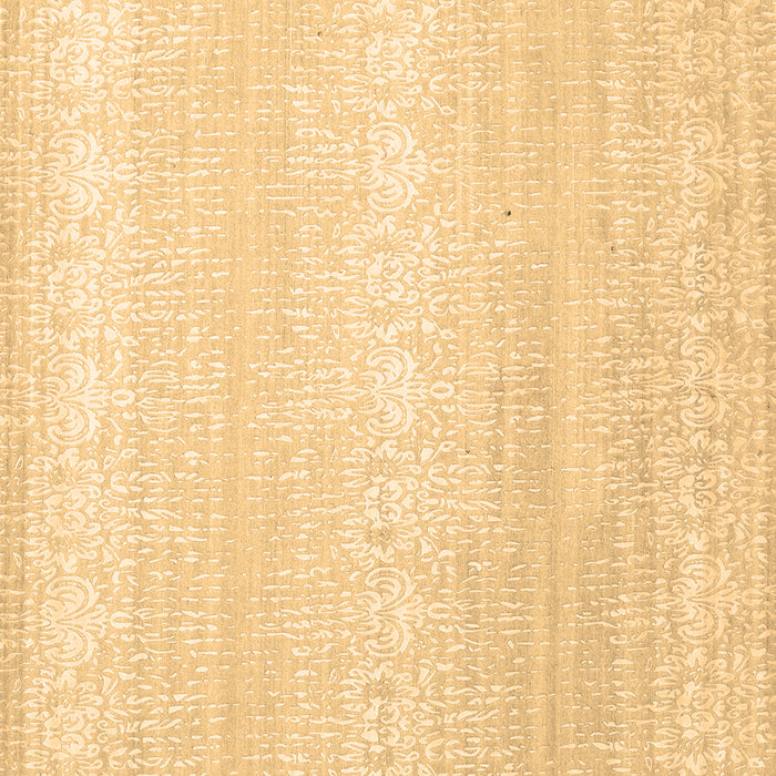 Square Abstract Brown Contemporary Rug, con1464brn