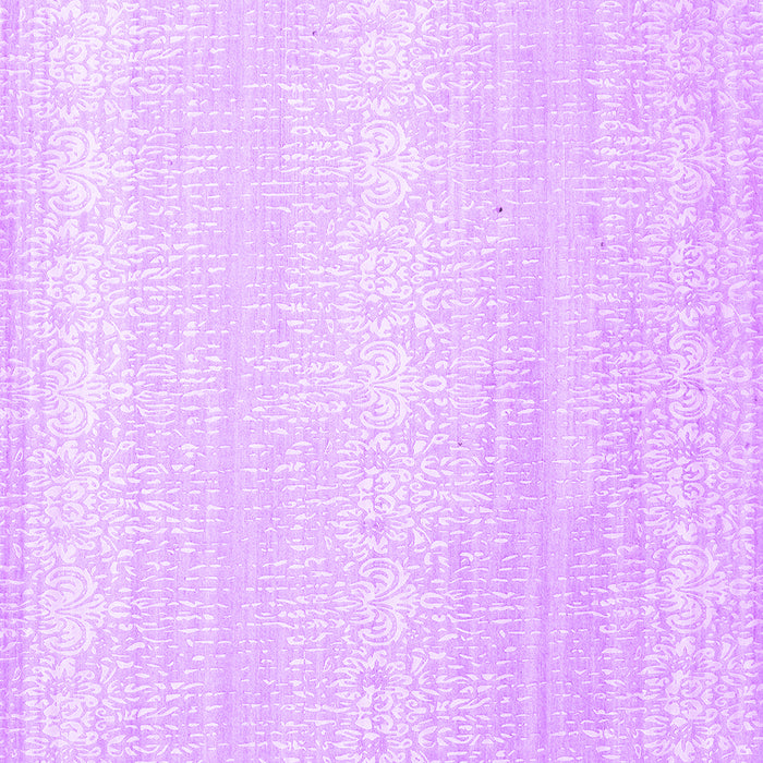 Square Abstract Purple Contemporary Rug, con1464pur
