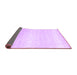 Sideview of Abstract Purple Contemporary Rug, con1464pur