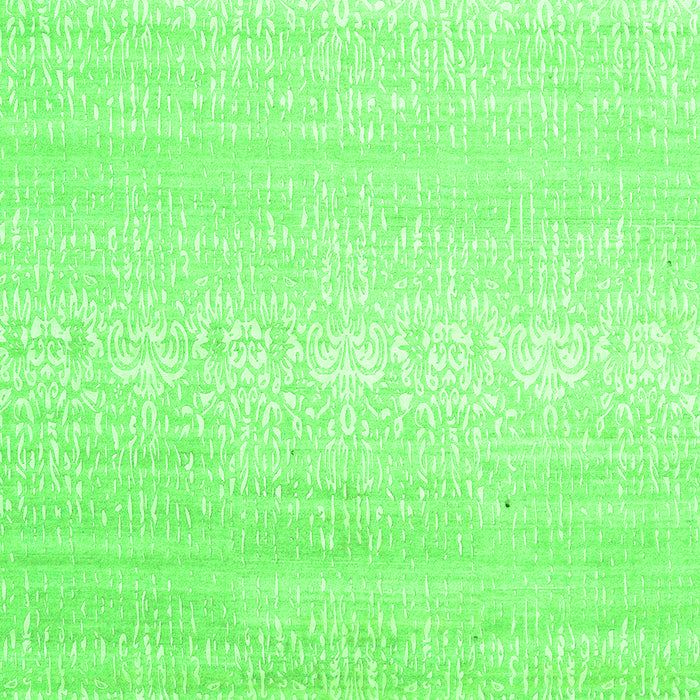 Serging Thickness of Machine Washable Abstract Green Contemporary Area Rugs, wshcon1464grn