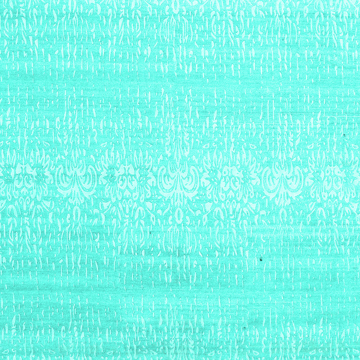 Machine Washable Abstract Turquoise Contemporary Area Rugs, wshcon1464turq