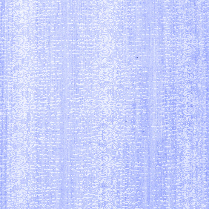 Square Abstract Blue Contemporary Rug, con1464blu