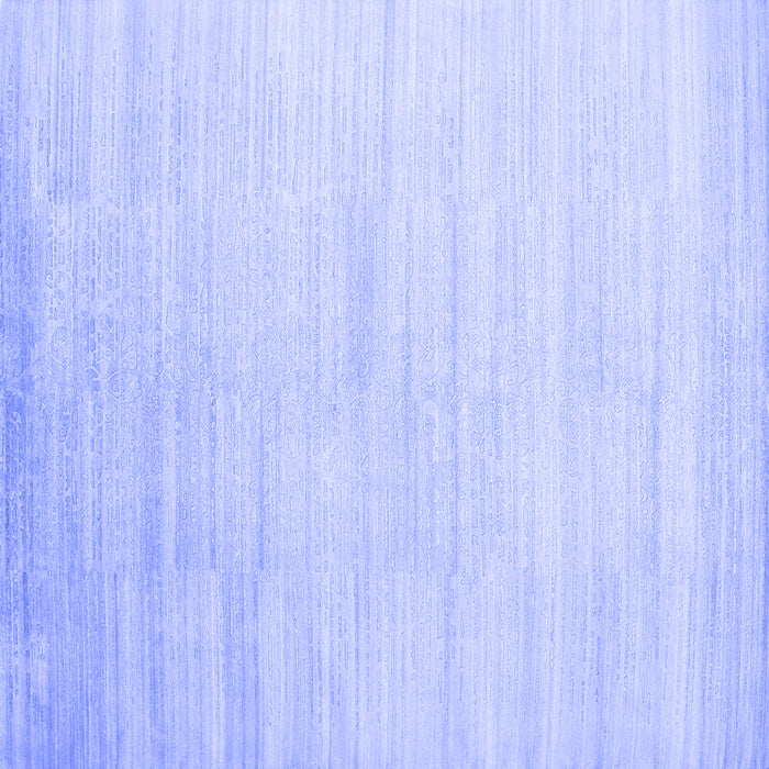 Square Abstract Blue Contemporary Rug, con1465blu