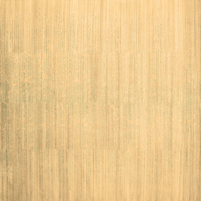 Square Abstract Brown Contemporary Rug, con1465brn