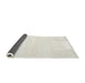 Thickness of Contemporary White Gold Solid Rug, con1466