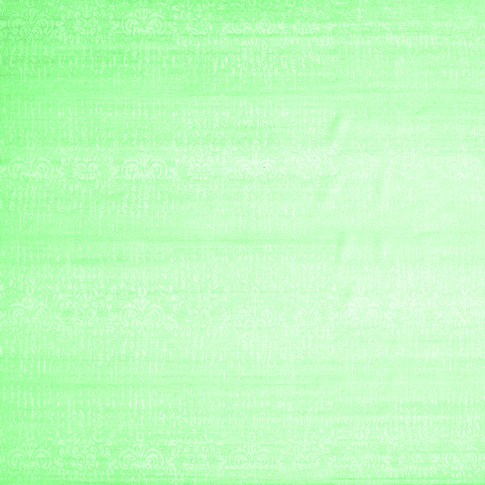 Square Machine Washable Solid Emerald Green Modern Area Rugs, wshcon1466emgrn