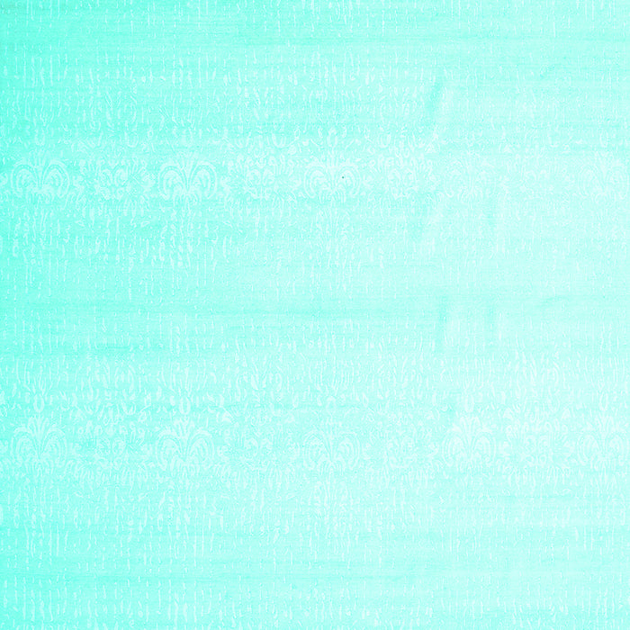 Machine Washable Solid Turquoise Modern Area Rugs, wshcon1466turq