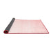 Solid Red Modern Area Rugs