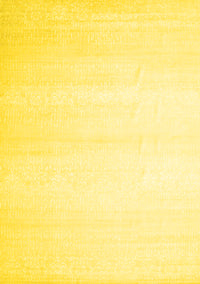 Solid Yellow Modern Rug, con1466yw