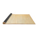 Sideview of Solid Brown Modern Rug, con1466brn