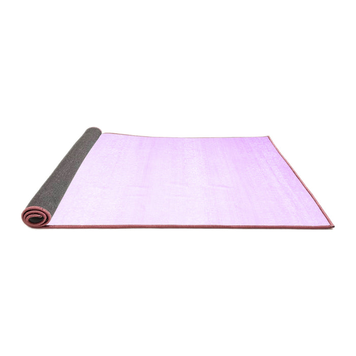 Sideview of Solid Purple Modern Rug, con1466pur