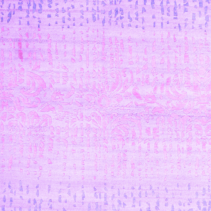 Machine Washable Abstract Purple Contemporary Area Rugs, wshcon1467pur