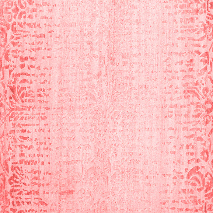 Machine Washable Abstract Red Contemporary Rug, wshcon1467red