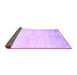 Sideview of Abstract Purple Contemporary Rug, con1467pur