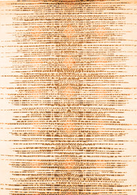 Abstract Orange Contemporary Rug, con1468org