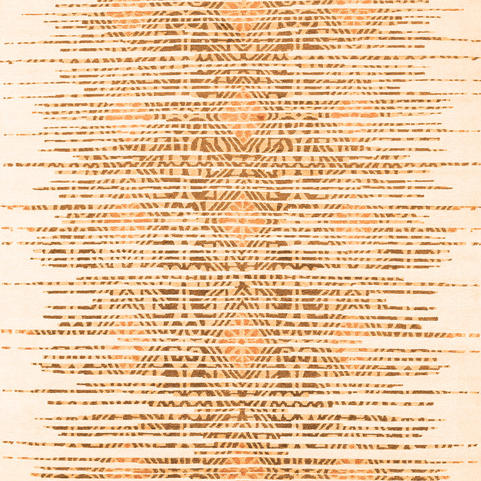 Abstract Orange Contemporary Rug, con1468org