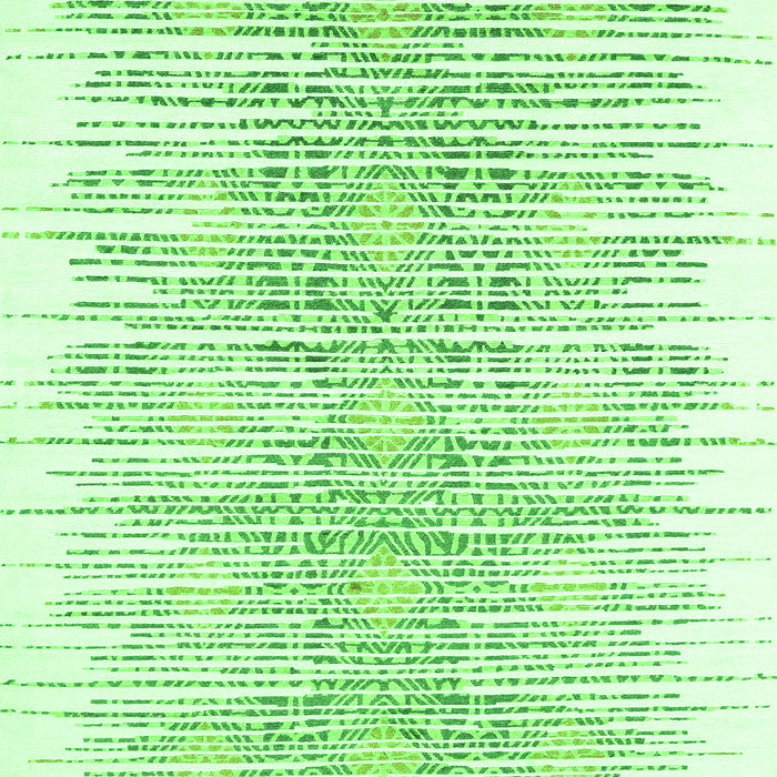 Abstract Green Contemporary Rug, con1468grn