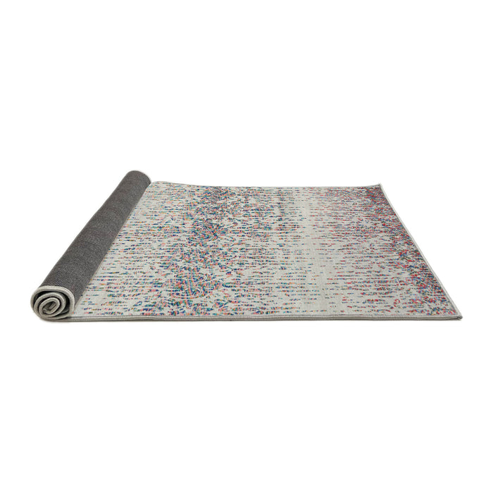Thickness of Contemporary Gray Modern Rug, con1469