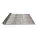 Thickness of Contemporary Gray Modern Rug, con1469