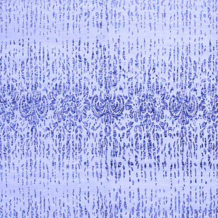 Machine Washable Abstract Blue Contemporary Rug, wshcon1469blu