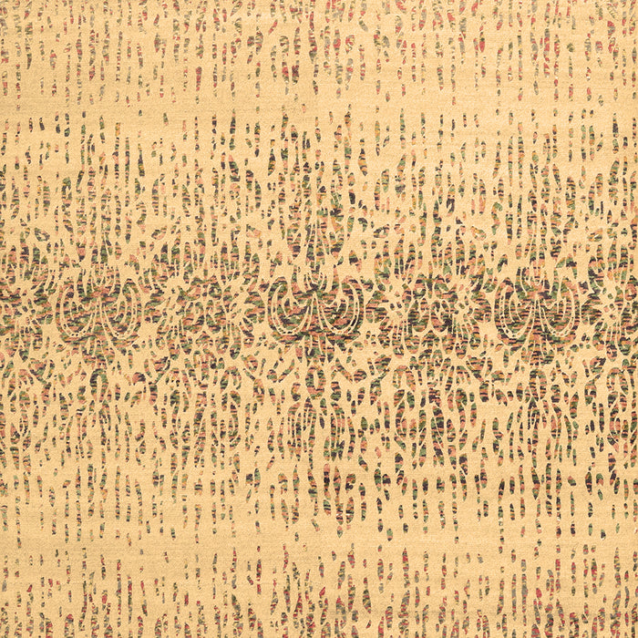 Machine Washable Abstract Brown Contemporary Rug, wshcon1469brn