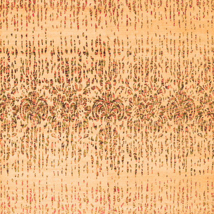Abstract Orange Contemporary Rug, con1469org