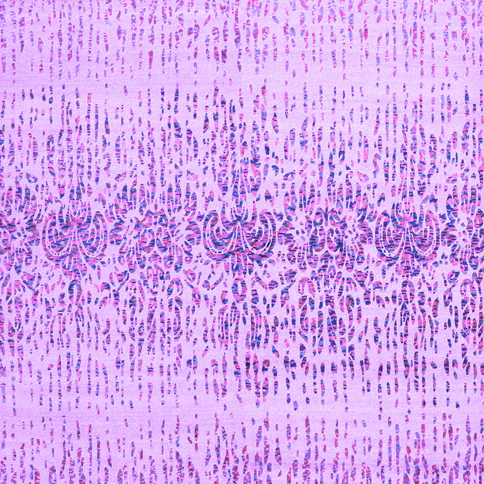 Machine Washable Abstract Purple Contemporary Area Rugs, wshcon1469pur