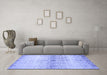 Machine Washable Abstract Blue Contemporary Rug in a Living Room, wshcon1469blu