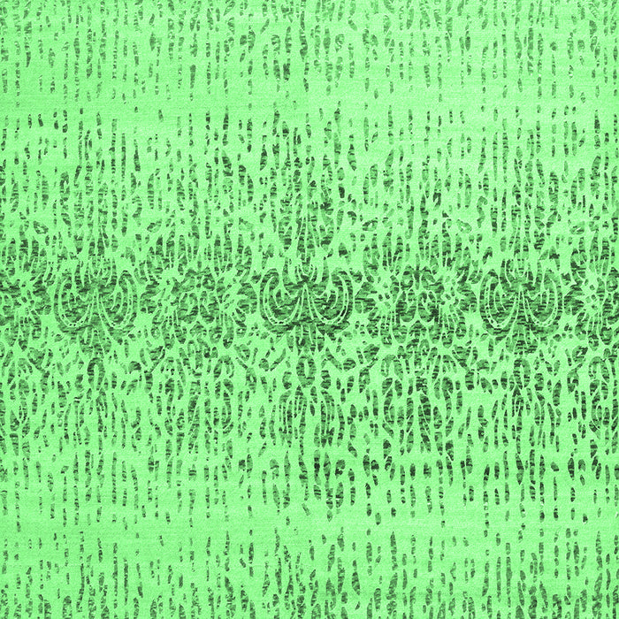 Abstract Emerald Green Contemporary Rug, con1469emgrn