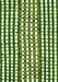 Serging Thickness of Machine Washable Southwestern Green Country Area Rugs, wshcon146grn