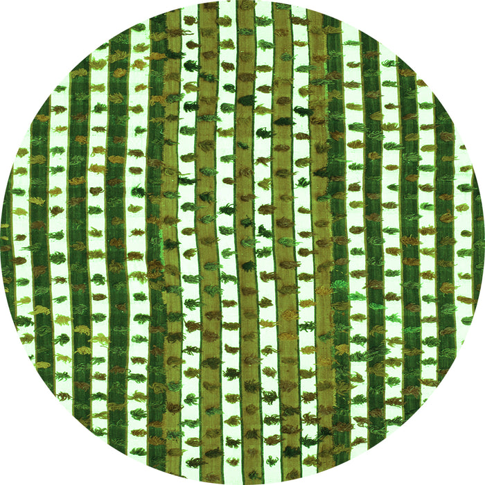 Square Southwestern Green Country Rug, con146grn