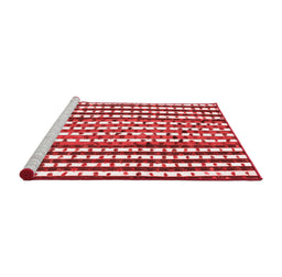 Country Red Washable Rugs