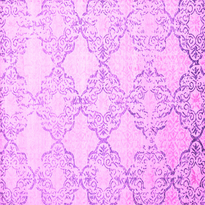 Square Abstract Pink Contemporary Rug, con1470pnk