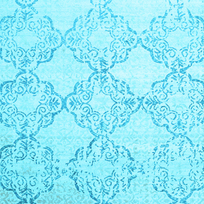 Abstract Light Blue Contemporary Rug, con1470lblu