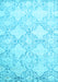 Machine Washable Abstract Light Blue Contemporary Rug, wshcon1470lblu