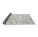 Thickness of Contemporary Dark Gray Modern Rug, con1471