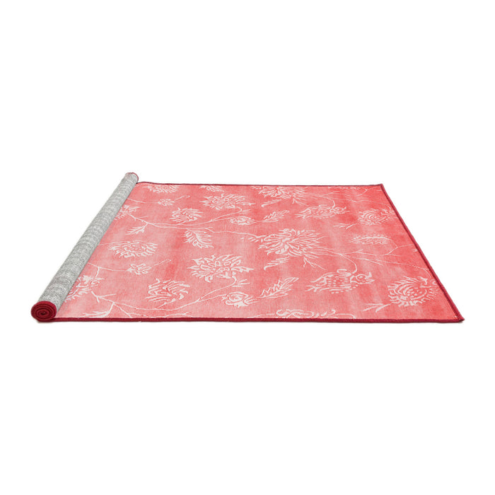 Contemporary Red Washable Rugs